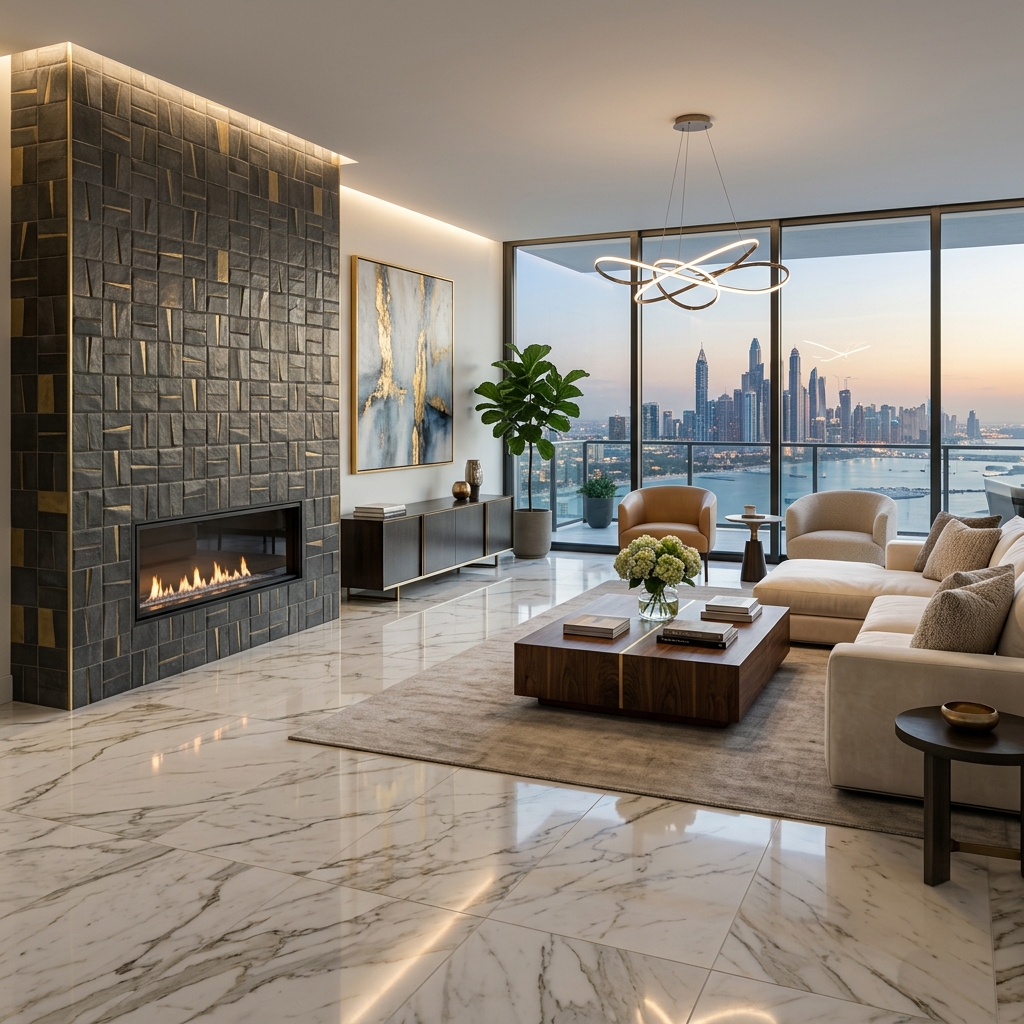 Living Room Designer Tiles